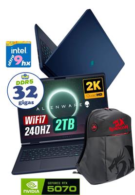NOTEBOOK DELL ALIENWARE 16 PLUS 2K U9 275HX RTX507